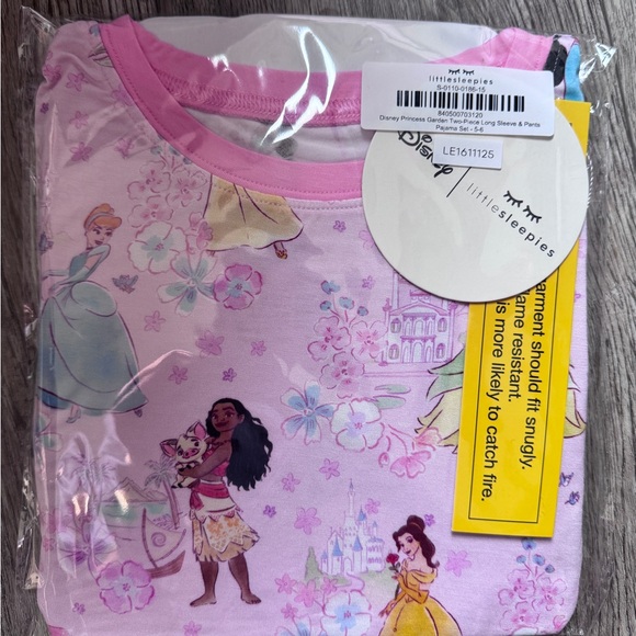 Little Sleepies Princess long sleeve pjs - Picture 2 of 5